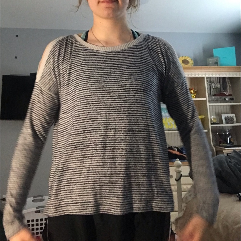 SOLD Abercrombie and Fitch cold shoulder sweater